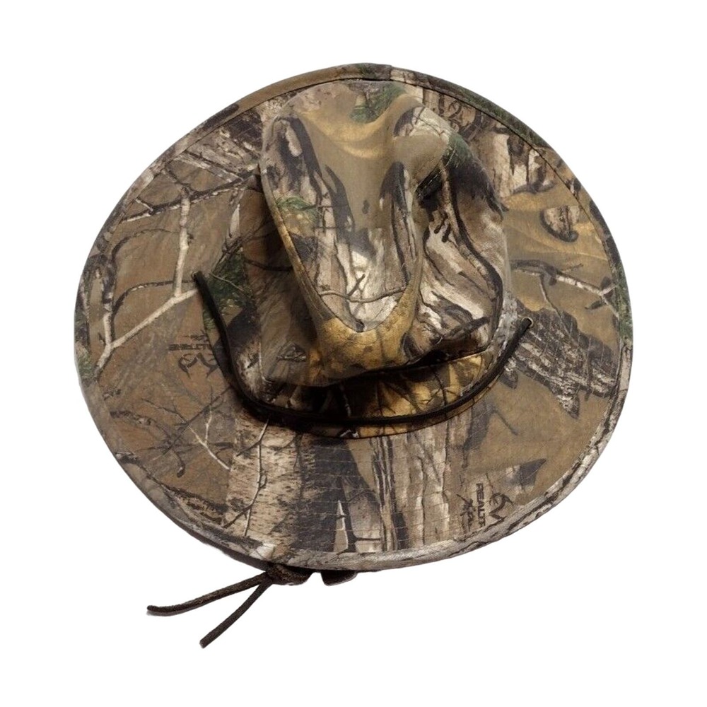 Signatures Men's Camo Realtree Safari Hat Duck Hunting Brim Hat Size S/M